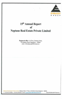 15th Annual Report of Neptune Real Estate Private Limited